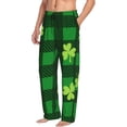 thumbnail image 2 of Haiem Happy St. Patrick's Day5 Men's Pajama Pants Ultra Lightweight Pjs Bottoms Sleepwear Bottom Pants with Pocket Drawstring-X-Large, 2 of 9