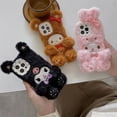 thumbnail image 2 of Funda de teléfono con muñeco de peluche 3D hello kt, regalo de cumpleaños para iPhone 14, 13, 12, 11 Max, figura de Anime japonés Kuromi, funda anticaída para teléfono, 2 of 4