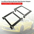 thumbnail image 1 of Para 93-02 Firebird / 82-02 Camaro Adaptador de soporte de asiento de cubo de carreras de montaje bajo, 1 of 11