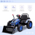 thumbnail image 4 of Aosom Kids Digger Ride On Excavator 6V Battery Powered Blue, 4 of 9