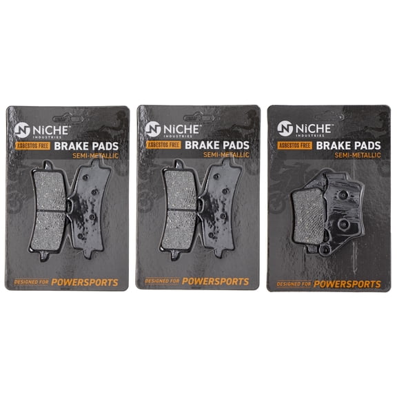 Niche Complete Semi-Metallic Brake Pad Set for BMW HP4 Motorcycle MK1002682
