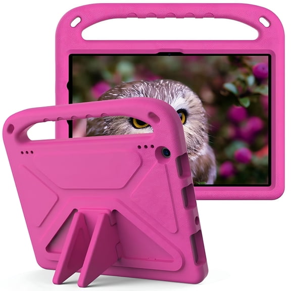 GJX Kids Tablet Case for 10.1 Inch Tablets, Lightweight Shockproof EVA Foam Cover with Handle Stand, Rugged Protective Shell for Boys and Girls