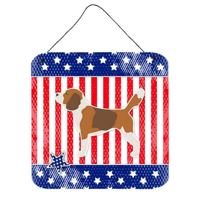 USA Patriotic Beagle Wall or Door Hanging Prints