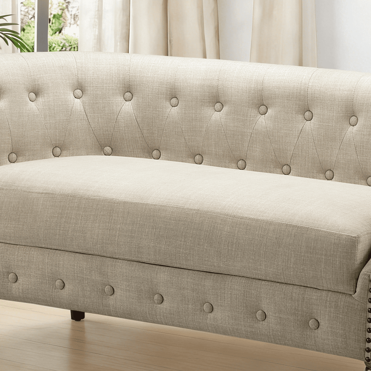 Shengchao Trade Loveseat Sofa for Living Room - Long Couch in a Box, Love Seat for Small Area, Couches for Living Room
