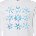 thumbnail image 4 of Inktastic Winter Snowflakes Long Sleeve T-Shirt, 4 of 5