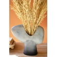 thumbnail image 3 of Kalalou CPH3465 Abstract Ceramic Bust Vase, 16-inch Length, Grey, 3 of 4