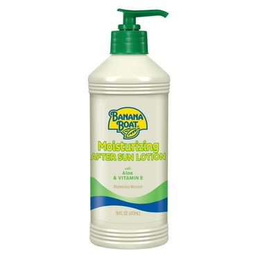 Banana Boat After Sun Lotion with Aloe, Sunburn Relief After Sun Protection All Skin Types, 16 fl oz