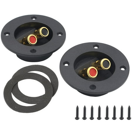 

2pcs Car Stereo Speaker Box Terminal Speaker Wire Connector 2-way Speaker Box Terminal Cup