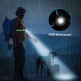 thumbnail image 4 of Walking Dog Jogging Running Light en la noche, USB recargable Running Light Chest Light Montañismo al aire libre Sports Night Running Light Running Warning Light, High Visibility Outdoor Gear JAMW Sencillez, 4 of 5