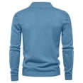 thumbnail image 5 of kakina CMSX Classic Knitted Sweater for Men Clearance,Fashion Casual Soft Long Sleeve Half Turtleneck Solid Color Comfortable Pullover Knitted Sweaters for Mens, 5 of 8