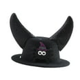 thumbnail image 4 of Gorro con cuernos para mascota de Halloween para perro y gato, decoración cómoda para fiestas, disfraz de Halloween para mascotas, fiestas temáticas Araña bruja negra, 4 of 8