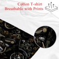 thumbnail image 2 of Motorcycle 100% Cotton White T-Shirt for Men - Classic Fit, Soft Fabric - Everyday Wear for Summer & Spring Comfortable & Stylish Design - Casual & Versatile Top for Men, 2 of 5