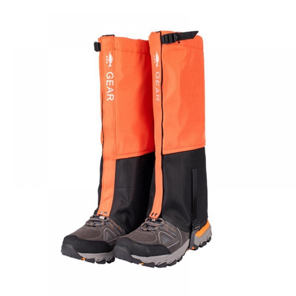 Snow Leg Gaiters, Fabric Waterproof Boot Gaiters for Hiking Walking