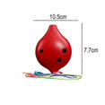 thumbnail image 2 of 6-hole plastic alto C ocarina, suitable for children and teachers, 2 of 5