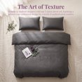 thumbnail image 2 of Orylavena Gray Wavy Zebra Stripe Microfiber Duvet Cover Set, Full, 3-Piece, 2 of 11