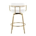 thumbnail image 5 of LumiSource Demi 26" Fixed-Height Counter Stool - Set of 2, 5 of 8
