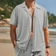 thumbnail image 1 of pstuiky camiseta de hombre, Camiseta de manga corta transpirable para hombre, color liso, para deportes al aire libre y correr. ropa de hombre l, 1 of 6