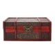 thumbnail image 2 of Caja de almacenamiento de libros, caja de almacenamiento de madera vintage, caja de almacenamiento de madera vintage, organizador de joyas, resistente y duradero, 2 of 11