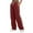 Wine, variant on Kaemgyyd Wide Leg Sweatpants for Womens Casual Loose Elastic Waist Drawstring Trousers Fashion Workout Pants with Pockets