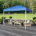 thumbnail image 4 of Flash Furniture Harris 10'x10' Blue Outdoor Pop Up Event Slanted Leg Canopy Tent with Carry Bag, 4 of 11