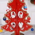 thumbnail image 4 of Árbol de Navidad Cateissary Decoración de escritorio Rojo Medio, 4 of 6