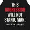 thumbnail image 3 of The Big Lebowski - Aggression Will Not Stand - Men's Jersey Tank Top, 3 of 5