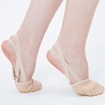 thumbnail image 2 of Soft Half Knitted Socks Rhythmic Gymnastics Toe Shoes Elastic Dance Feet Protection Shoes, 2 of 5