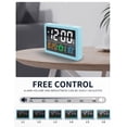 thumbnail image 4 of Cargador USB con alarma digital Clock JALL con pantalla LED de 5.5 pulgadas, 4 of 7