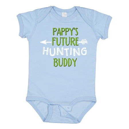 

Inktastic Pappys Future Hunting Buddy Gift Baby Boy or Baby Girl Bodysuit