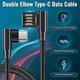 thumbnail image 4 of Cable de datos USB-C 3.1 Tipo-C a USB 2.0 en ángulo de 90 grados con funda para tablet y teléfono de 15 cm., 4 of 4