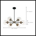 thumbnail image 4 of Nuvo Lighting - Axis-6 Light Chandelier in Industrial Style-29.63 Inches Wide by, 4 of 5