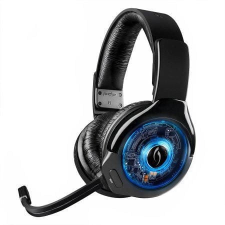 PDP Afterglow AG 9 PS4 Premium Wireless Headset, Black, 051-044-NA-LIC