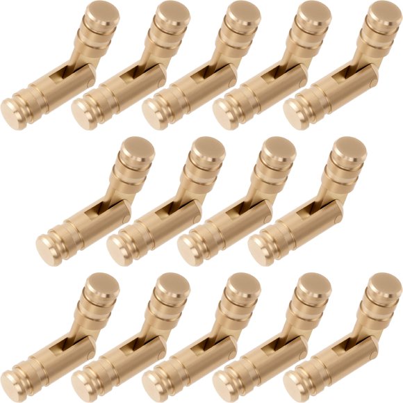 Bisagra Joez Wonderful oculta tipo barril de latón dorado de 28 piezas y 4 mm