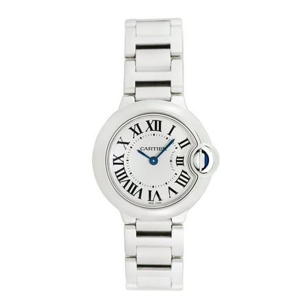 Pre-Owned Cartier Women's Ballon Bleu 28mm Stainless Steel Wristwatch