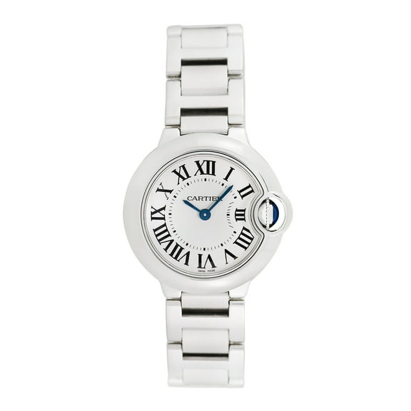 Pre-Owned Cartier Women's Ballon Bleu 28mm Stainless Steel Wristwatch