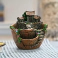 thumbnail image 2 of Succulent Plants Planter Flower Pot, Fairy Garden Design Crafts Creative Plant Flowerpot for Cacti Green Plant Balcony Store Orange, 2 of 8