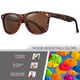 thumbnail image 2 of Gafas de sol polarizadas retro rebobinadas para hombres y mujeres - Gafas de sol clásicas con protección UV, 2 of 6