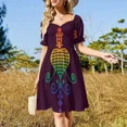 thumbnail image 3 of Veve Loa of Love-Wine Sleeveless Dress elegant women's dresses sale womens clothing, 3 of 7