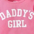 thumbnail image 5 of Baby Girl Clothes Outfit Newborn Going Home Outfit Long Sleeve Letter Cute Cow Print Ruffle Romper+ Floral Pants + Cute Headband Sets for Fall Winter 0 3 6 9 12 18 Months, 5 of 6