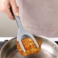 thumbnail image 7 of 2 in 1 Spatula Tongs Food Tongs Spatula Silicone Flip Tongs Pancake Turner Egg Spatula Nonstick Cooking Clip BBQ Grill Kitchen Tool 12 in, 7 of 7