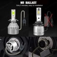 thumbnail image 6 of FZPJJNB For Suzuki GSXR 750 - H7 LED Headlight High Low Beam Bulb Ice Blue 8000K,Pack of 2, 6 of 10