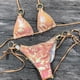 thumbnail image 4 of Bikini unicolor, bañador Sexy con cuello Halter, traje de baño para mujer, conjunto de Bikini con lentejuelas ostentosas, ropa de playa, Monokini con purpurina, 4 of 5