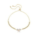 thumbnail image 1 of Fiudx Pulsera con Lazo de Cristal para Mujer, Ideal para San Valentín, Bodas y Novias., 1 of 1