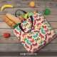 thumbnail image 5 of Easygdp Colorful Butterflies Bolsa Tote para Mujer, Bolso de Hombro para Trabajo, Playa, Viajes, Compras y Supermercado, 5 of 7