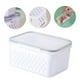 thumbnail image 4 of Recipientes de almacenamiento de frutas y verduras para nevera - Juego de 3 piezas con colador extraíble y tapa de llave, sin BPA, aptos para microondas y lavavajillas, 4 of 4