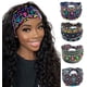 thumbnail image 1 of Banda para el cabello de ala ancha elástica deportiva con estampado a cuadros de estilo europeo y americano, diadema absorbente de sudor, pañuelo para la cabeza de yoga para mujer, 1 of 5