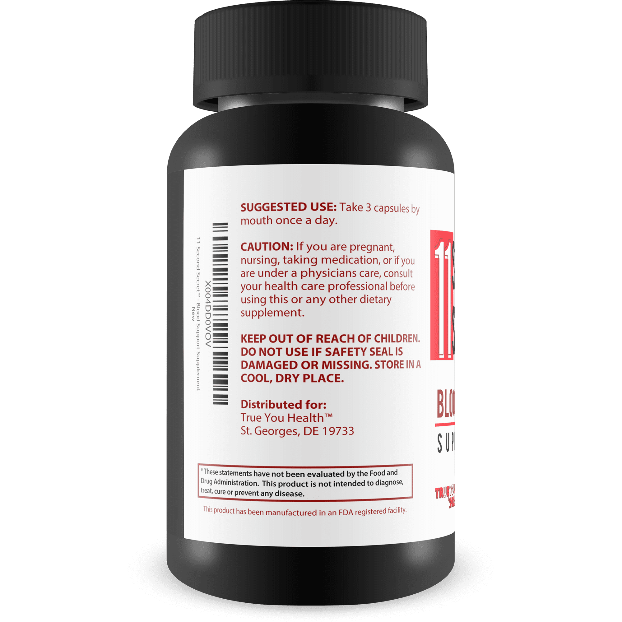 11 Second Secret Blood Support Supplement - Our Best Sugar Health Blood Health Formula - Advanced Blood Health Formula - Turmeric Berberine Cinnamon Gl Pro Gluco Elixir Blood Cleanse