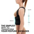 thumbnail image 3 of Women's back brace, men's posture corrector improves posture, waist support, lower shoulder, upper back pain relief, 3 of 14