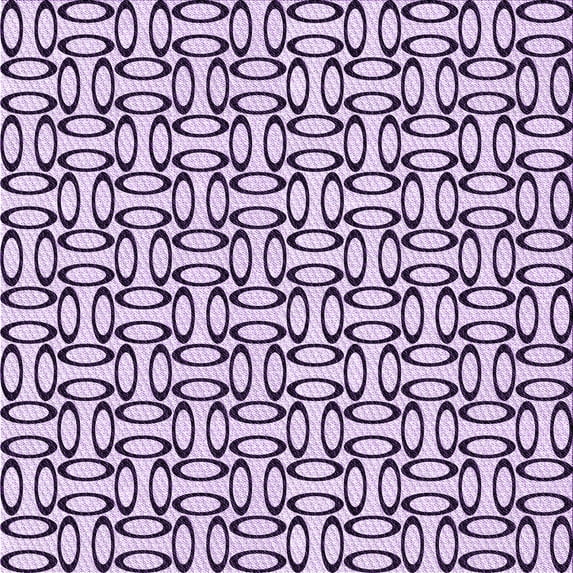 Ahgly Company Indoor Square Patterned Rebecca Purple Area Rugs, 4' Square