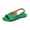 Green, variant on Fesfesfes Flats Sandals Women's Summer New Buckle Peep-Toe Sandals Color Flat Shoes 6(37)